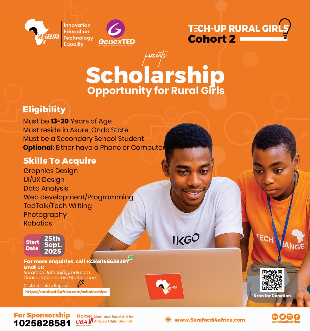 TechUpRuralGirls II Workshop